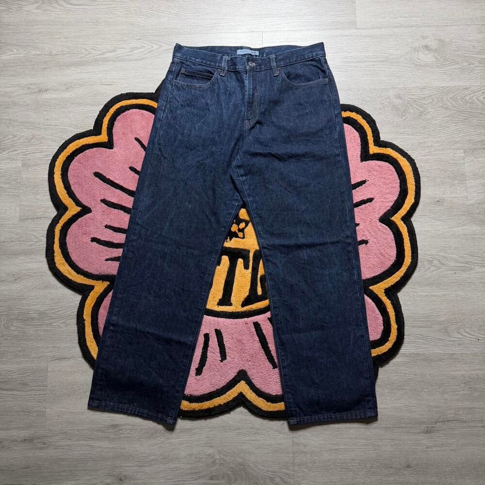 Jw Anderson x Uniqlo Wide Straight Leg Denim Jeans SIze 30x31 Blue
